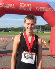 Zander Selleseth of Cary, N.C., won the male 13-17 division of the Circle of Life 5K race on June 23. Selleseth was in Lake City visiting his grandmother, Margaret Selleseth, over Water Ski Days.